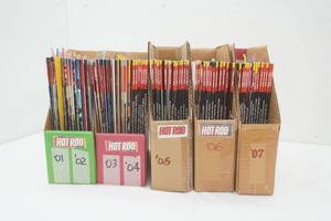 Hot Rod Magazines from 2001 to 2009