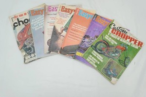vintage Easy Rider and Custom Chopper magazines