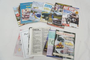 variety of car enthusiast magazines