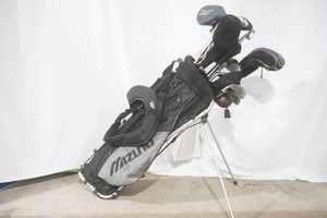 Mazuno golf bag with clubs, Spaulding Tour XL Limited irons, MacGregor MacTec NVg Titanium DR1, Mazuno MP.001 10degree driver, Tigress Lynx Titanium 420 #1 driver