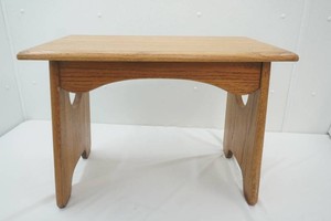 solid oak bench 24 x 14 x 24