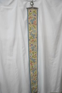 vintage bell pull wall hanging stamped TINN-Per which is a well know Norwegian pewter foundry