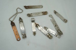 vintage bottlecan openers Grain Belt Beer, Hamms, Pabst, Schmidt
