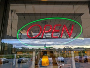 NEON OPEN SIGN