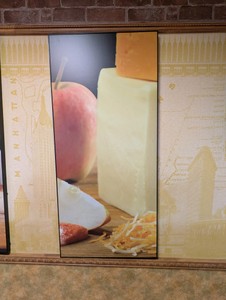 CHEESE & APPLE ART PRINT