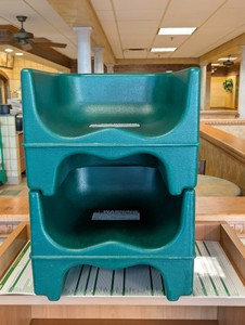 COMMERCIAL CHILDRENS BOOSTER SEAT GREEN 2 CT