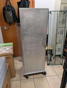 LOCKWOOD ALUMINUM SHEET PAN CABINET ON WHEELS