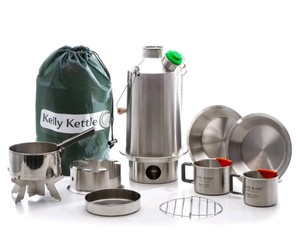 Kelly Kettle Ultimate Base Camp 54 oz Camping Kit $179.99 Retail - Brand New