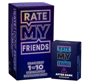 Rate My Friends Board Game with After Dark Expansion Set - Brand New