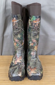 HISEA Mens Size 8 Camo Rubber Neoprene Hunting Boots $99.99 Retail - Brand New