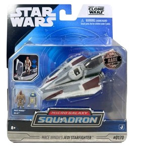 Star Wars Micro Galaxy Squadron Mace Windu Jedi Starfighter $42.45 Retail - Brand New