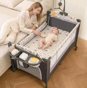 INFANS 5-in-1 Baby Bassinet Bedside Sleeper and Playard $98.99 Retail - Brand New