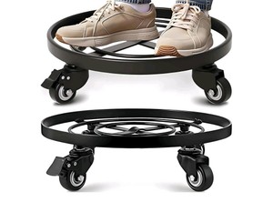 Amagabeli 14-Inch Heavy-Duty Rolling Plant Caddies 2-Pack $42.98 Retail - Brand New