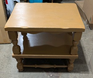 Vintage Two-Tier Wooden Accent Coffee Table