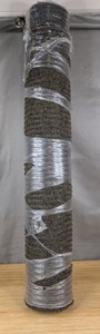Brown Tweed 3-Foot Wide Runner Rug Roll - Brand New