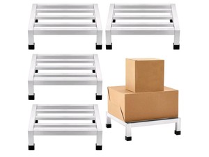Stainless Steel Dunnage Racks 4-Pack $55.99 Retail - Brand New