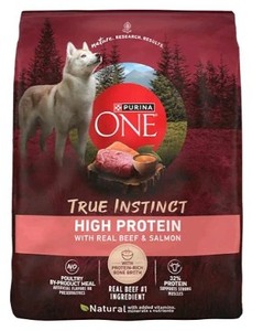 Purina ONE True Instinct High Protein Beef & Salmon Dry Dog Food 3.8 lb - Brand New