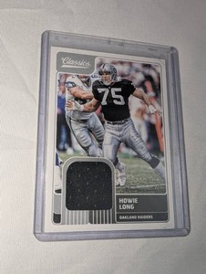 2018 Panini Classics Howie Long Player-Worn Relic Card  Raiders