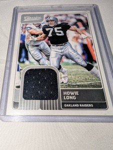 2018 Panini Classics Howie Long Player-Worn Relic Card – Raiders
