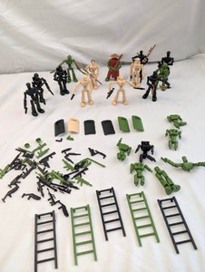 Vintage Stikfas action figure kits, parts and accessories