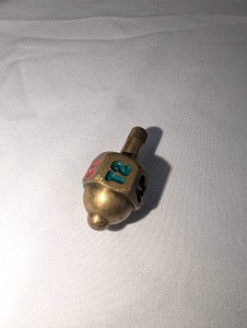 Vintage Brass Put and Take Game Spinner Gambling Top