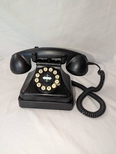 Crosley Retro-Style Black Desk Telephone