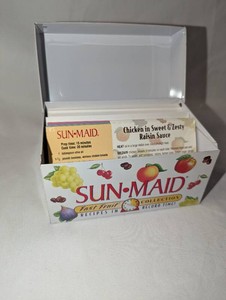 Sun-Maid Fruit Recipe Card Collection