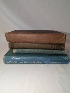Four Vintage Books & School Textbooks