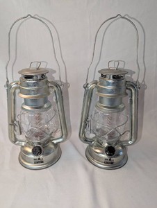 Pair of Vintage Brooklyn Metal Lanterns