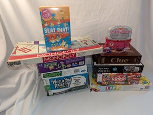 Assorted Family Board Games