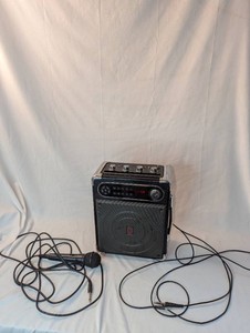 JYX-S55 Portable Karaoke Machine Bluetooth Speaker with Wired Microphone