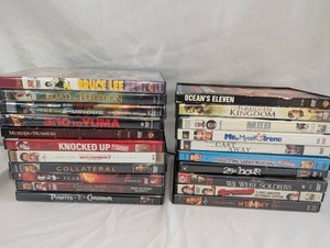 Assorted Movie DVDs, 310 to Yuma, Oceans Eleven, Cast Away