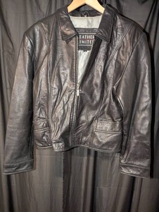Leather Limited Black Leather Jacket, XL