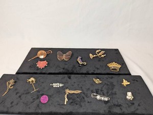 Vintage and Modern Assorted Decorative Pins and Brooches