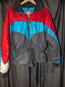 Vintage Polaris Colorblock Winter Jacket, Womens Medium