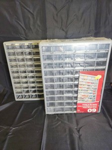 60-Drawer Storage Cabinets (Lot of 2)