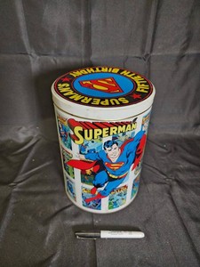 Vintage Superman 50th Birthday Action Comics Container