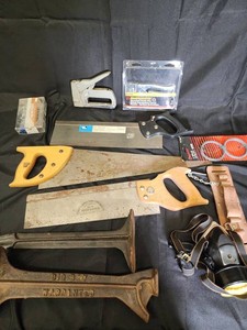 Pennsylvania Saw, Stanley Sharpshooter & S&K Tools Mixed Lot