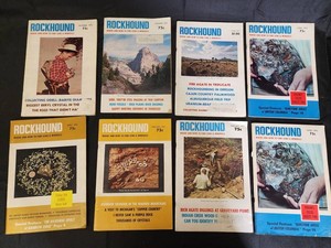 Vintage Rockhound Magazine Issues - 1972-1977 (Lot of 8)