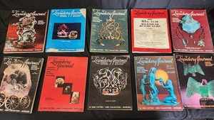 Vintage Lapidary Journal Gem Cutting Magazine Collection (Lot of 10)
