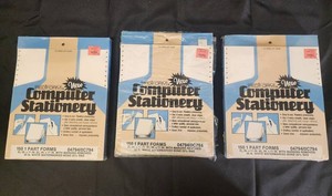 Rediform New Computer Stationery 150-Form Packages (Lot of 3)