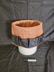 Canvas Bucket Tool Organizer Caddy