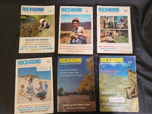 Vintage Rockhound Gem & Mineral Magazine Collection (Lot of 6)