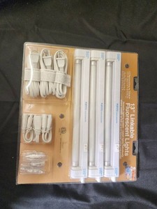 Utilitech 13-Inch Linkable Fluorescent Lights (Lot of 3)