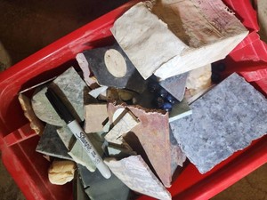 Mixed Lot of Rock, Mineral & Stone Specimens