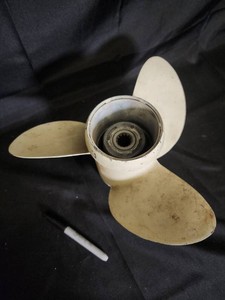 Three-Blade Marine Propeller With Splined Hub