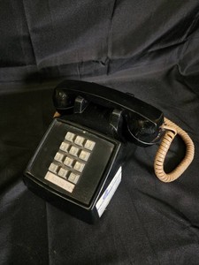 Vintage Touch-Tone Desk Telephone With State Bank Panel