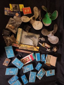 Mixed Lot Marine Propellers, TRW Parts, Singer Needles & Hardware