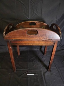 Wooden Folding Butlers Tray Table