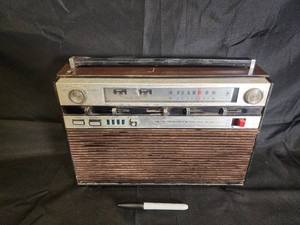 Vintage Portable AMFM Radio & 8-Track Player